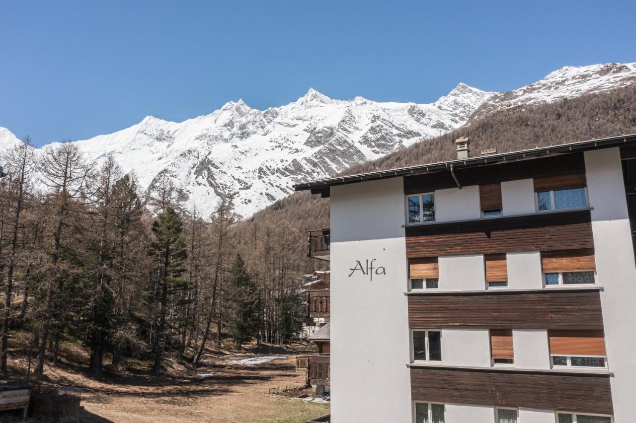 Апартаменты Haus Alfa Зас-Фе Экстерьер фото